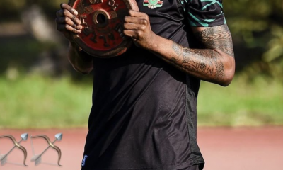 Henock Inonga, défenseur de l'AS FAR.