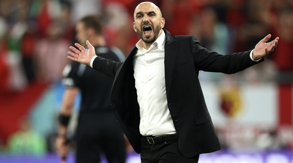 alt= CAN 2025 Walid Regragui répond cash sur l’arbitrage