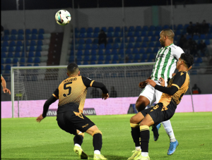 alt= victoire de DHJ face à l'UTS en Botola D1