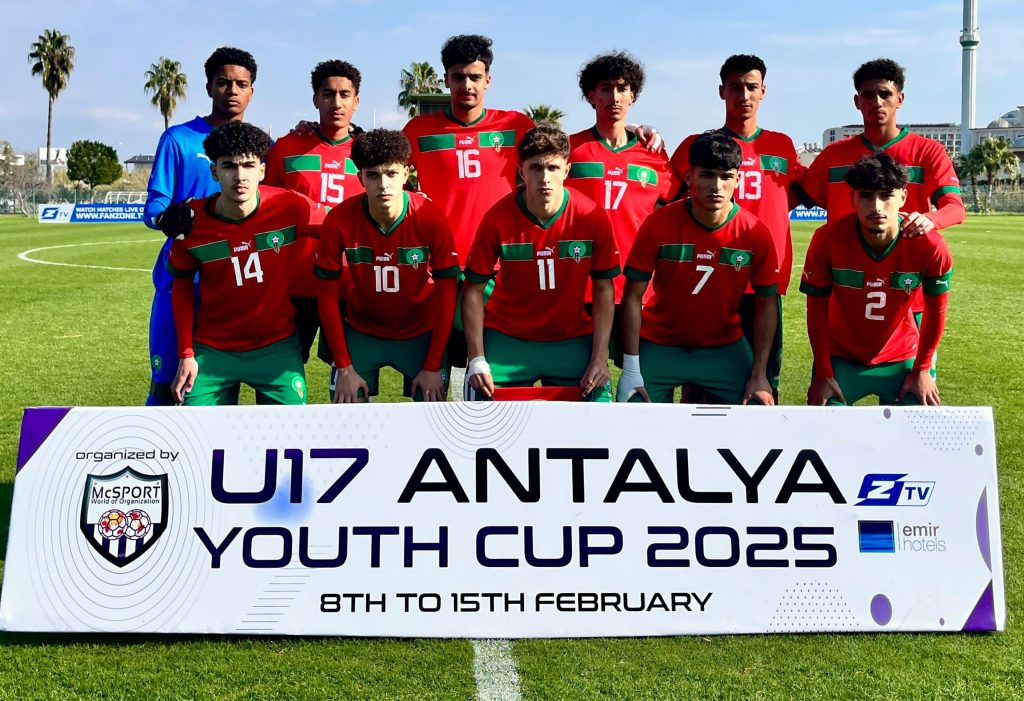alt= Le Maroc remporte le U17 Antalya Youth Cup