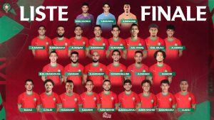 <img src="votre-image.jpg" alt="Liste finale des 26 joueurs marocains convoqués pour les éliminatoires de la Coupe du monde 2026 contre le Niger et la Tanzanie.">
