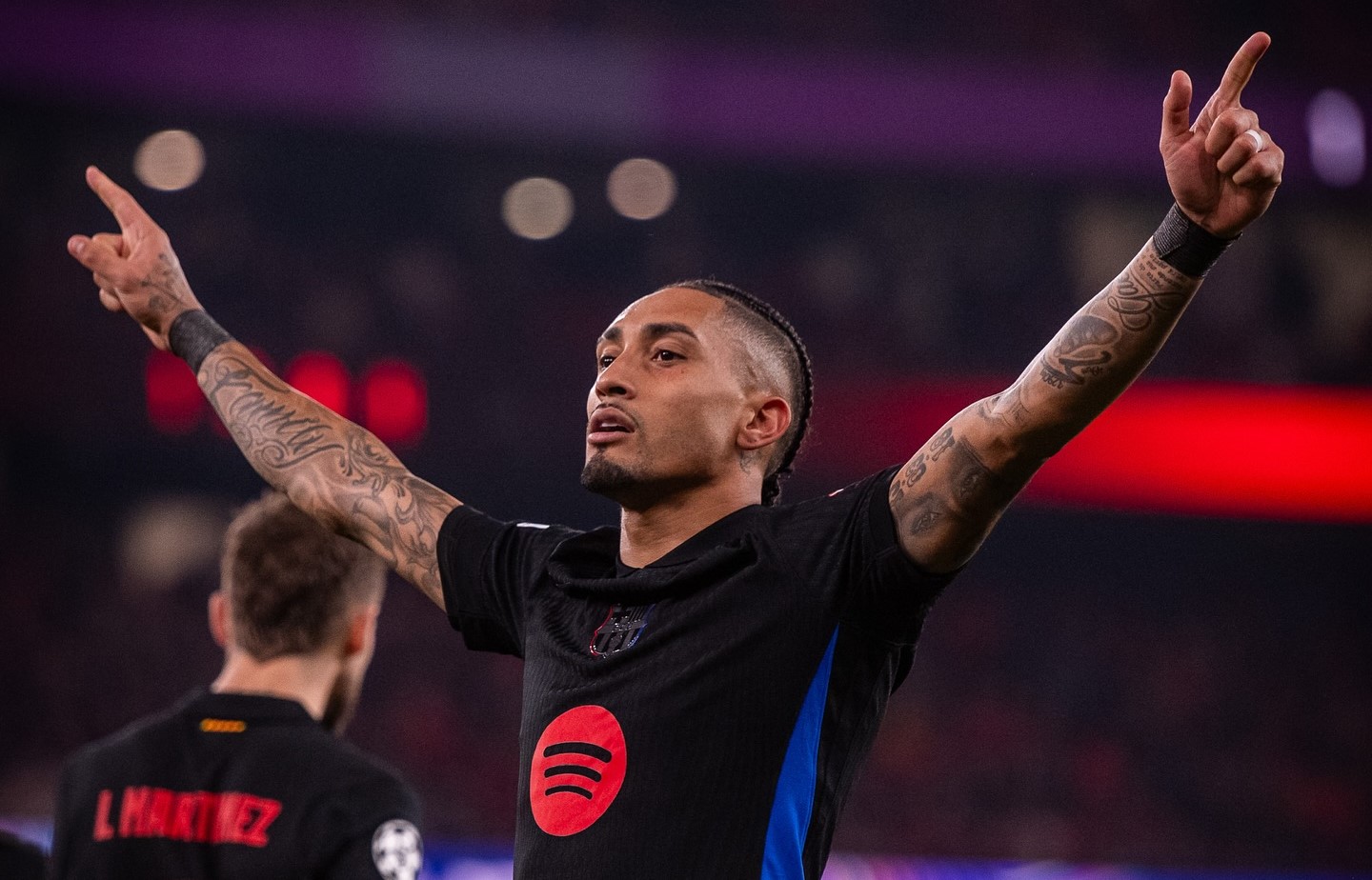 LDC : le Barça triomphe au stade de la Luz face au Benfica, Raphinha buteur.