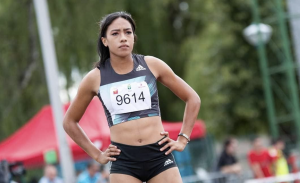 alt= Assia Raziki pulvérise son record