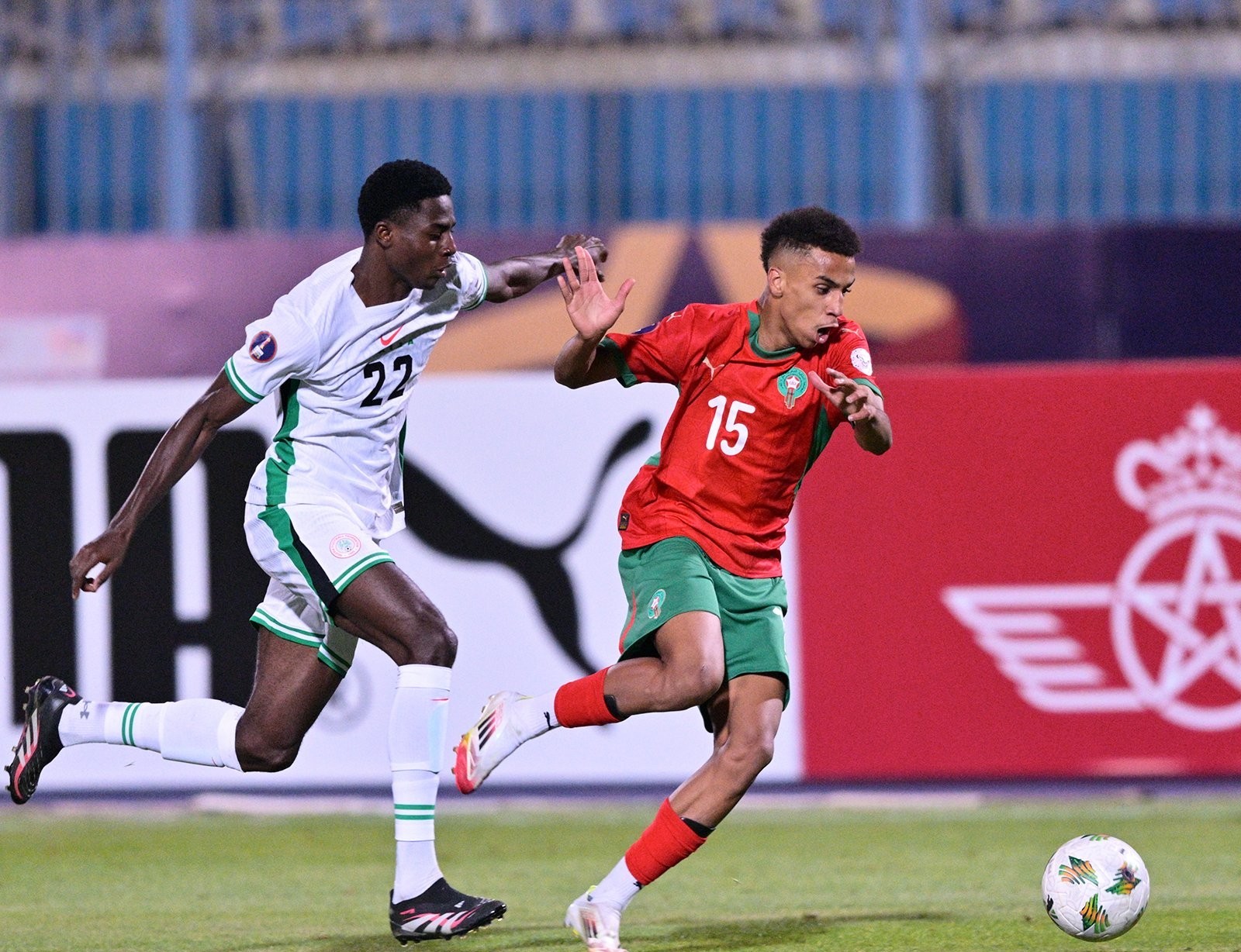 Match nul entre le Maroc et le Nigeria à la CAN U20.