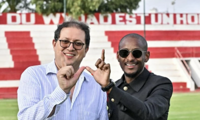 Rulani Mokwena et Hicham Aït Mena au complexe Mohammed Benjelloun.