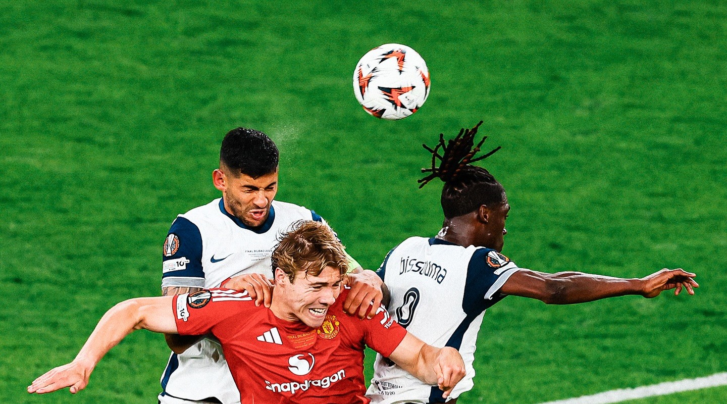 Højlund a été muselé par la défense de Tottenham.