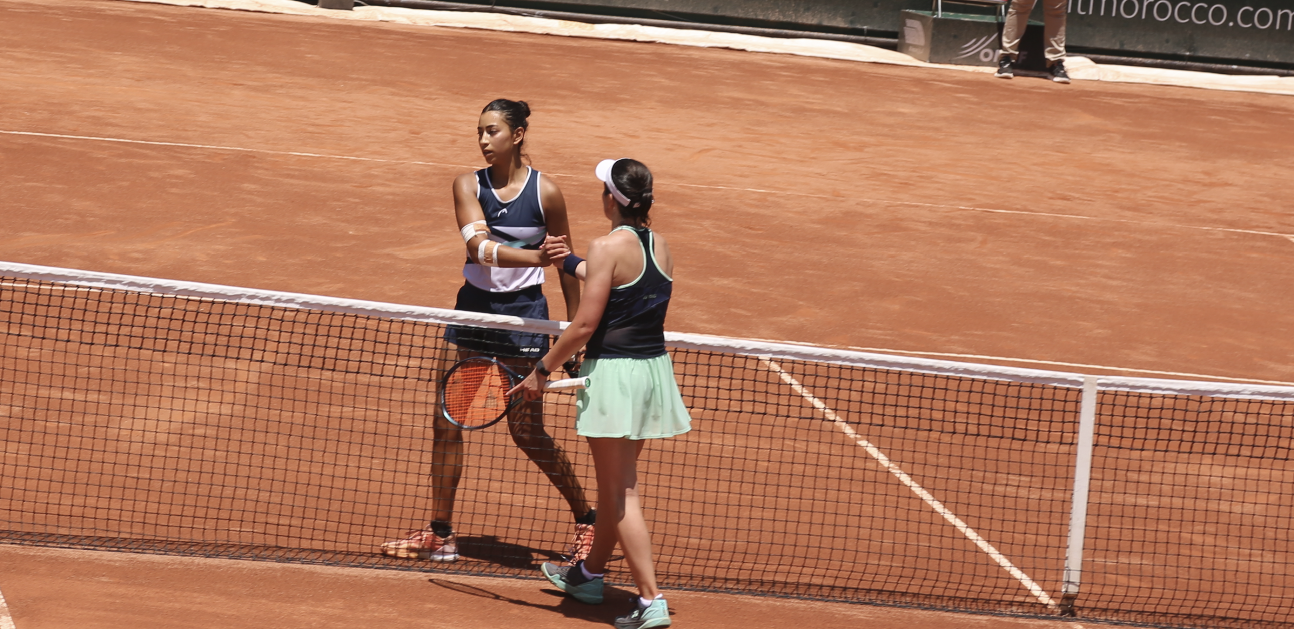 Yasmine Kabbaj a livré un match intense face à Sevastova.