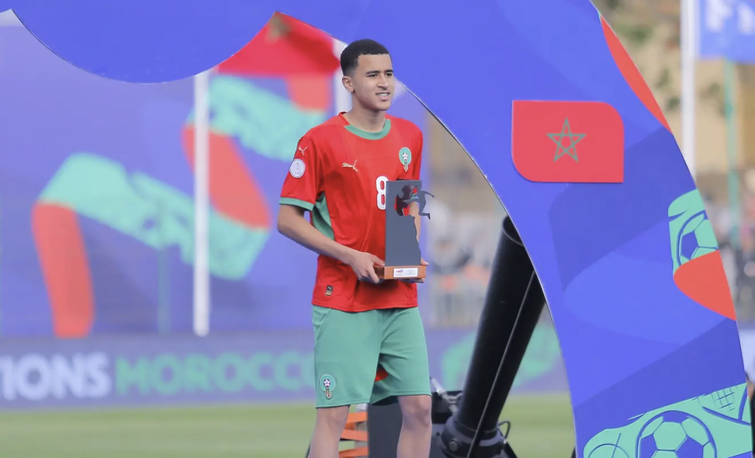 Abdellah Ouazzane a été élu meilleur joueur de la CAN U17.