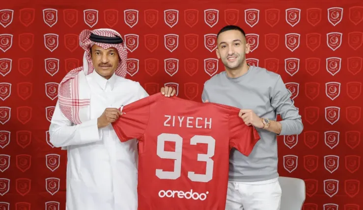 alt= Ziyech quitte Al Duhail