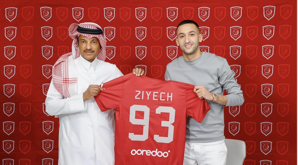 alt= Ziyech quitte Al Duhail