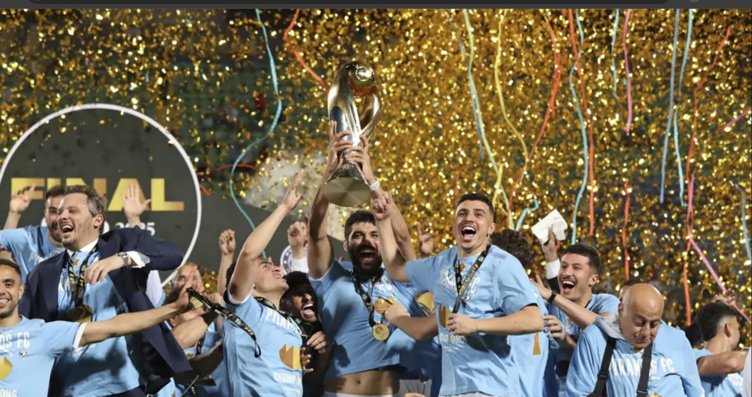 Pyramids FC sur le toit de l'Afrique.