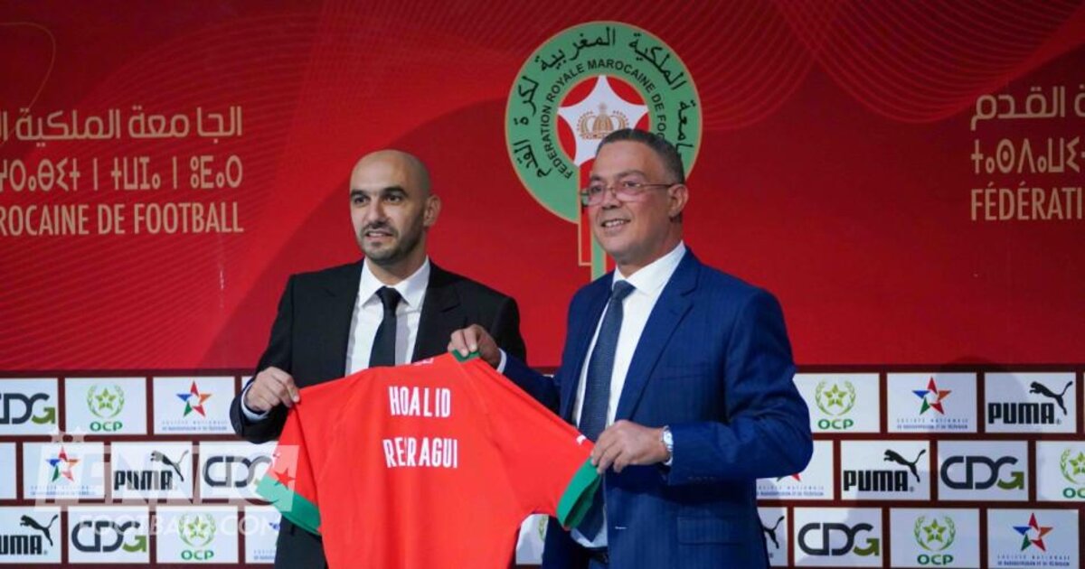 alt= Regragui après Maroc-Niger