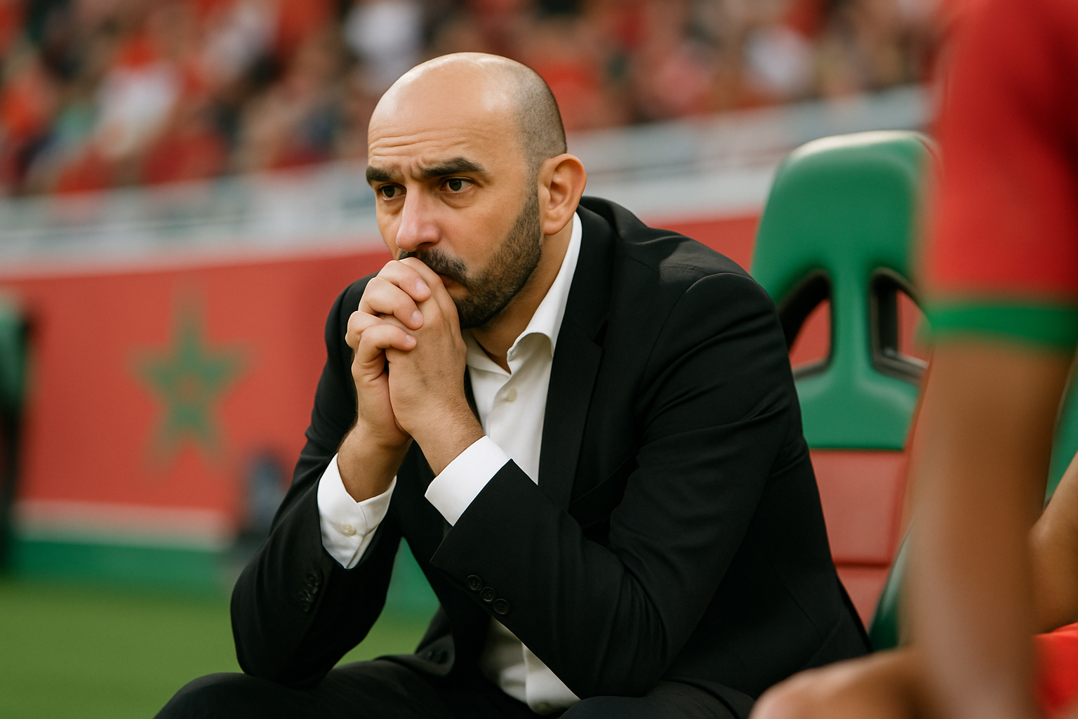 alt= Avenir incertain pour les Lions de l'Atlas, un vrai casse tête pour Walid Regragui.