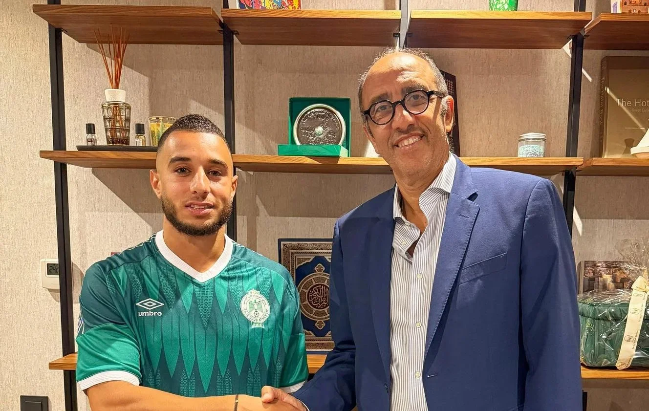Recrutement Bilal Ould-Chikh Raja avec le président Jaouad Ziya