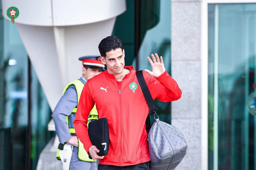 alt= Nayef Aguerd inquiète avant le Mondial 2026.
