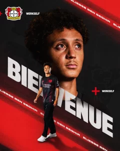 alt= Eliesse Ben Seghir rejoint Bayer 04 Leverkusen