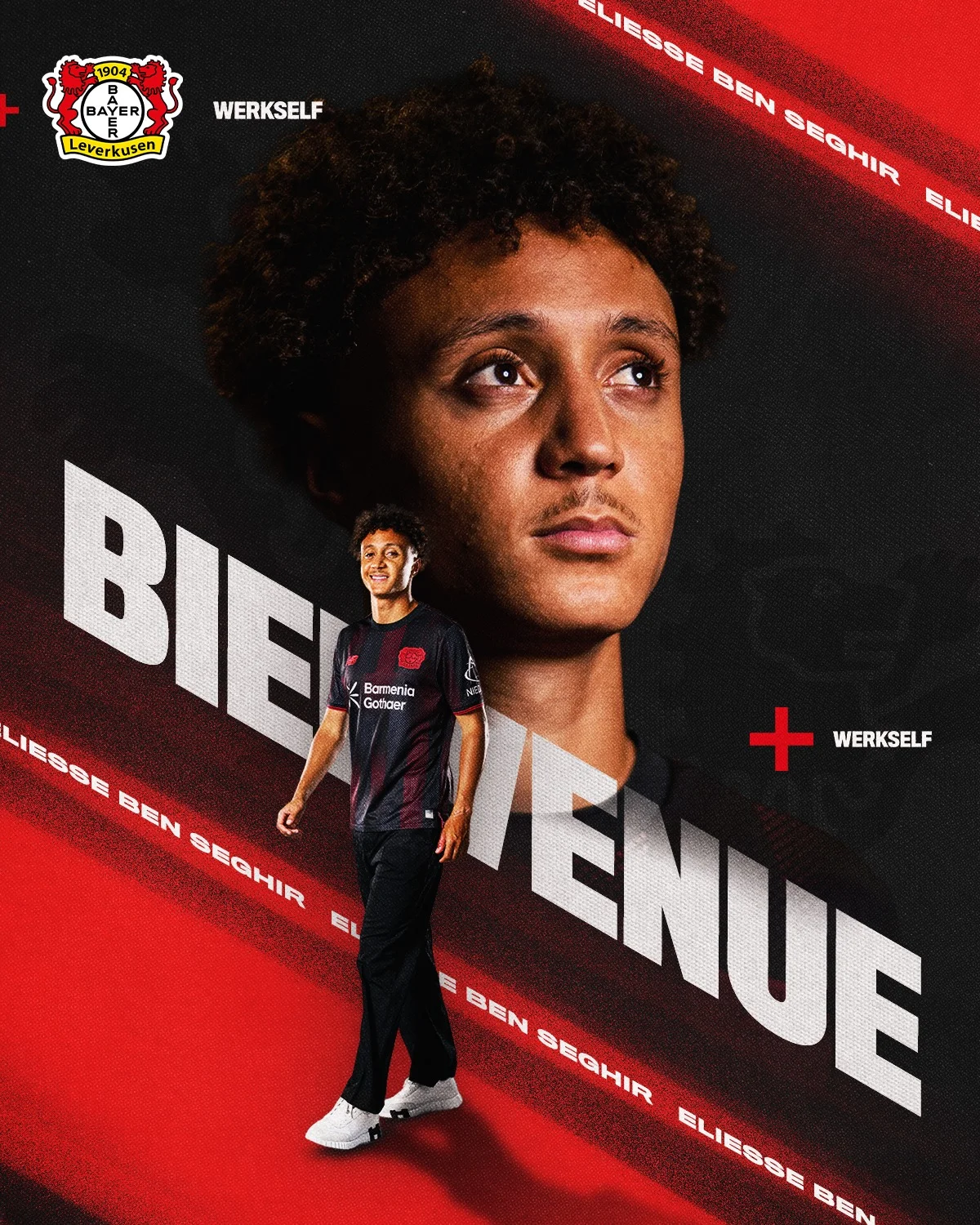 alt= Eliesse Ben Seghir rejoint Bayer 04 Leverkusen
