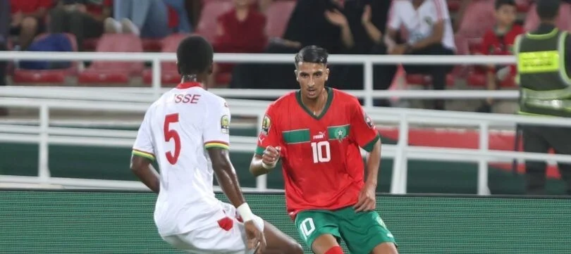 Ibrahim Salah va quitter Rennes, ici en action avec la sélection marocaine face au Sénégal