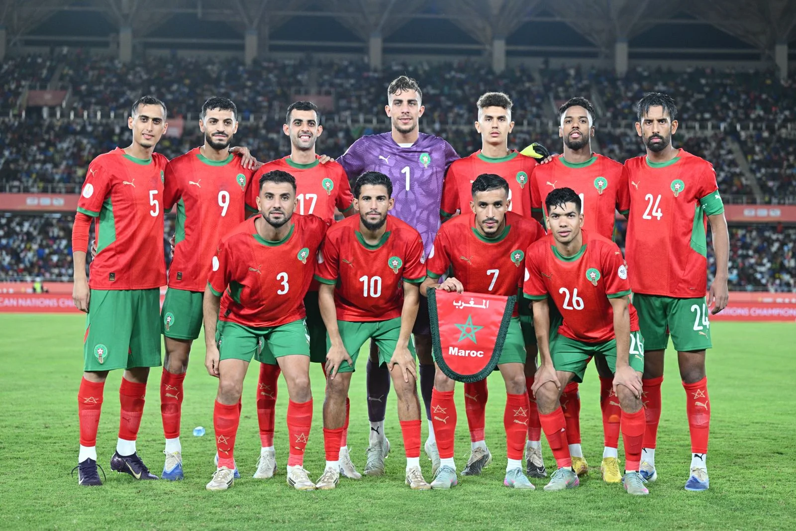 alt= Calendrier du Maroc en Coupe arabe 2025