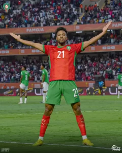 alt= finale CHAN 2024. Le Maroc mène 2-1 face à Madagascar