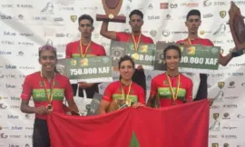 alt= le Maroc remporte le GP Chantal Biya de VTT