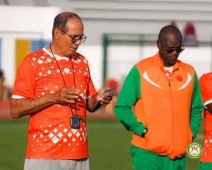 alt= Badou Zaki encense les Lions de l'Atlas