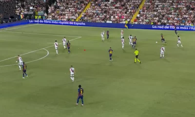 alt= Le Barça perd 2 points face au Rayo Vallecano 1-1.