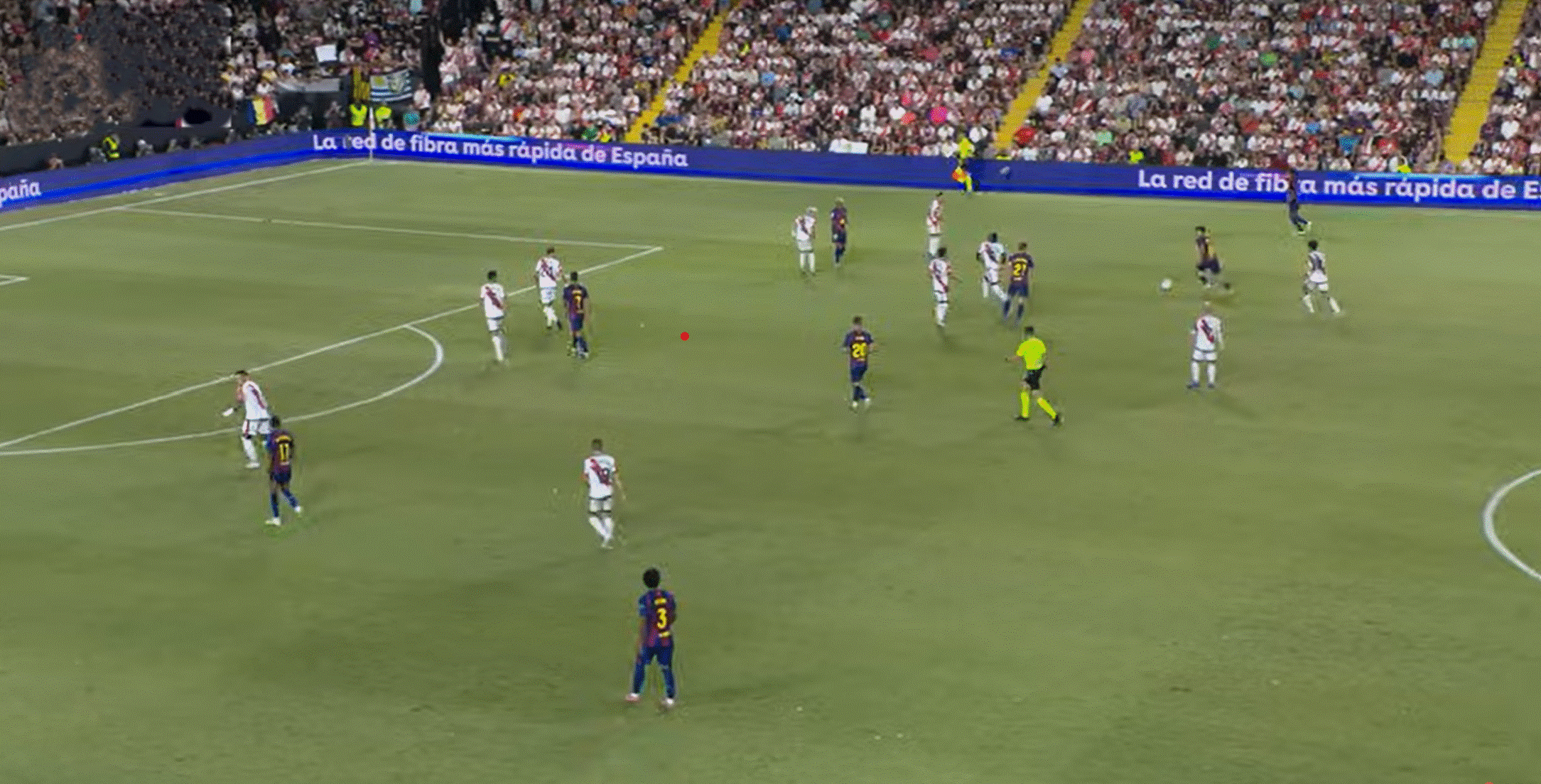 alt= Le Barça perd 2 points face au Rayo Vallecano 1-1.