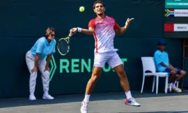 alt= Maroc Afrique du Sud Coupe Davis