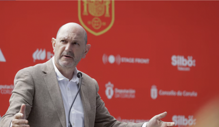 alt= Mondial 2030 Rafa Louzán veut la finale en Espagne