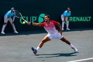 alt= Coupe Davis le Maroc bat l'Afrique du Sud