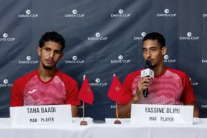 alt= Maroc Afrique du Sud Coupe Davis