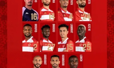 alt= Onze du WAC face au Raja