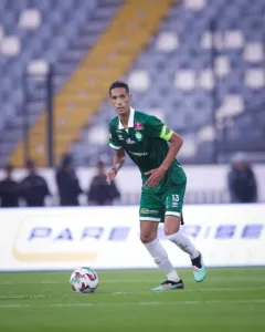 alt= badr Benoun sur le derby WAC vs Raja