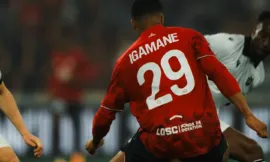 alt= Hamza Igamane participe au festival Lillois face à Metz