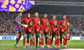 alt= Le Onze du Maroc face à l'Ecosse