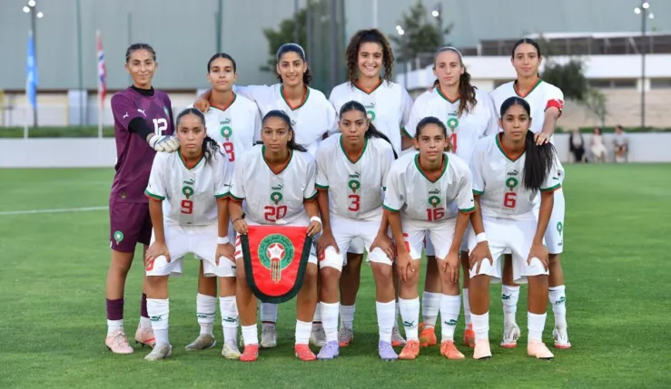 alt= Le Onze du Maroc U17 vs Brésil