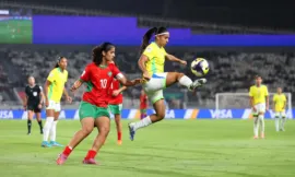 alt= le Maroc s'incline face au Brésil