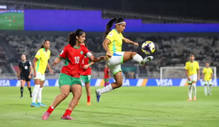 alt= le Maroc s'incline face au Brésil