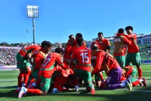 alt= Le Maroc affronte l'Argentine en finale