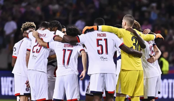 alt= LDC UEFA le PSG domine le Barça