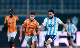 alt= la RS Berkane s'incline face au Pyramids