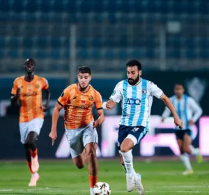 alt= la RS Berkane s'incline face au Pyramids