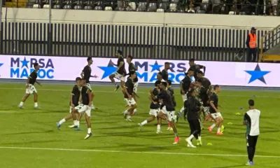 alt= Onze de départ du Raja et du MAS