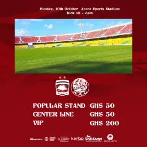 alt= billets Asante Kotoko vs Wydad