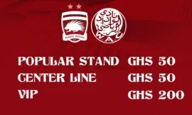 alt= billets Asante Kotoko vs Wydad