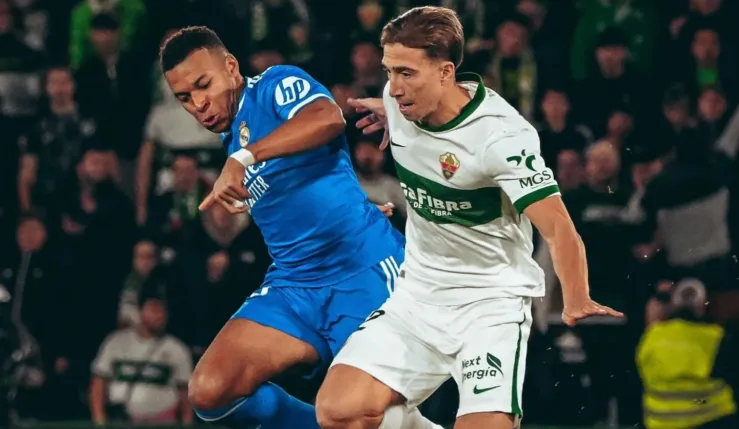 alt= Elche tient en échec le Real