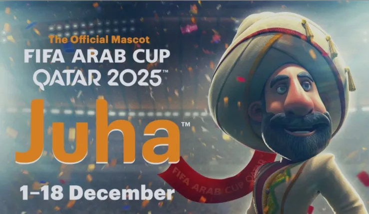 alt= Juha mascotte de la Coupe arabe