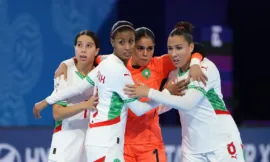 alt= Le Maroc renverse les Philipinnes en Coupe du monde féminine de futsal.