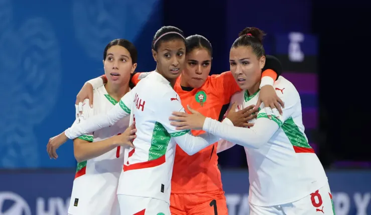 alt= Le Maroc renverse les Philipinnes en Coupe du monde féminine de futsal.